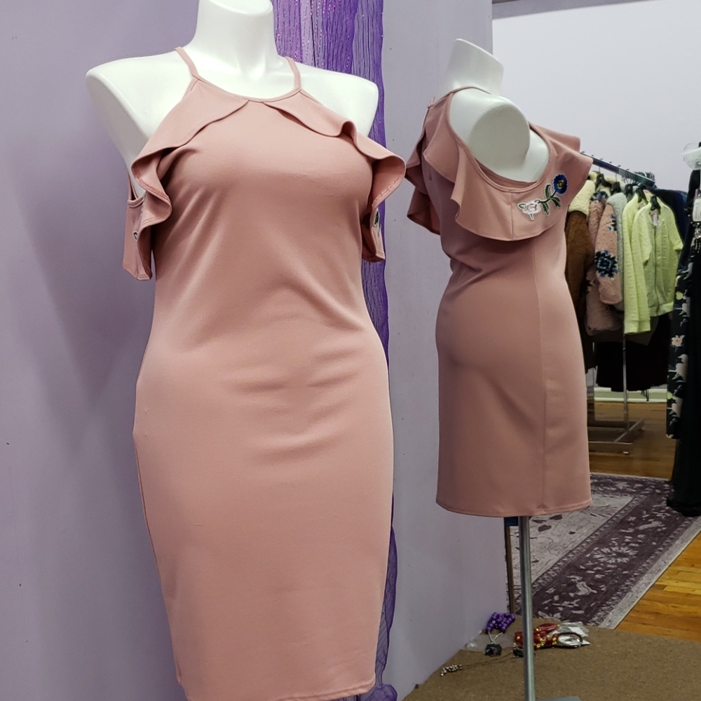 Bluebell form fitting midi dress